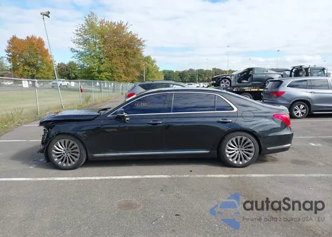 2019 Genesis G90 5.0 Ultimate z USA, uszkodzony, nr VIN KMHG54JH5KU052811